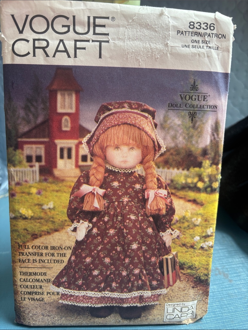 Vogue 8336 18" Early American Doll & Outfit by Linda Carr ©1992